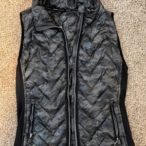 Calvin Klein Performance Black and Gray Camo Vest